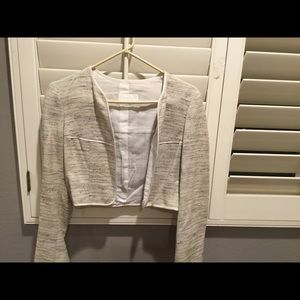 Narciso Rodriguez crop tweed jacket